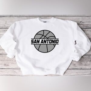 San Antonio Spurs Basketball Crewneck